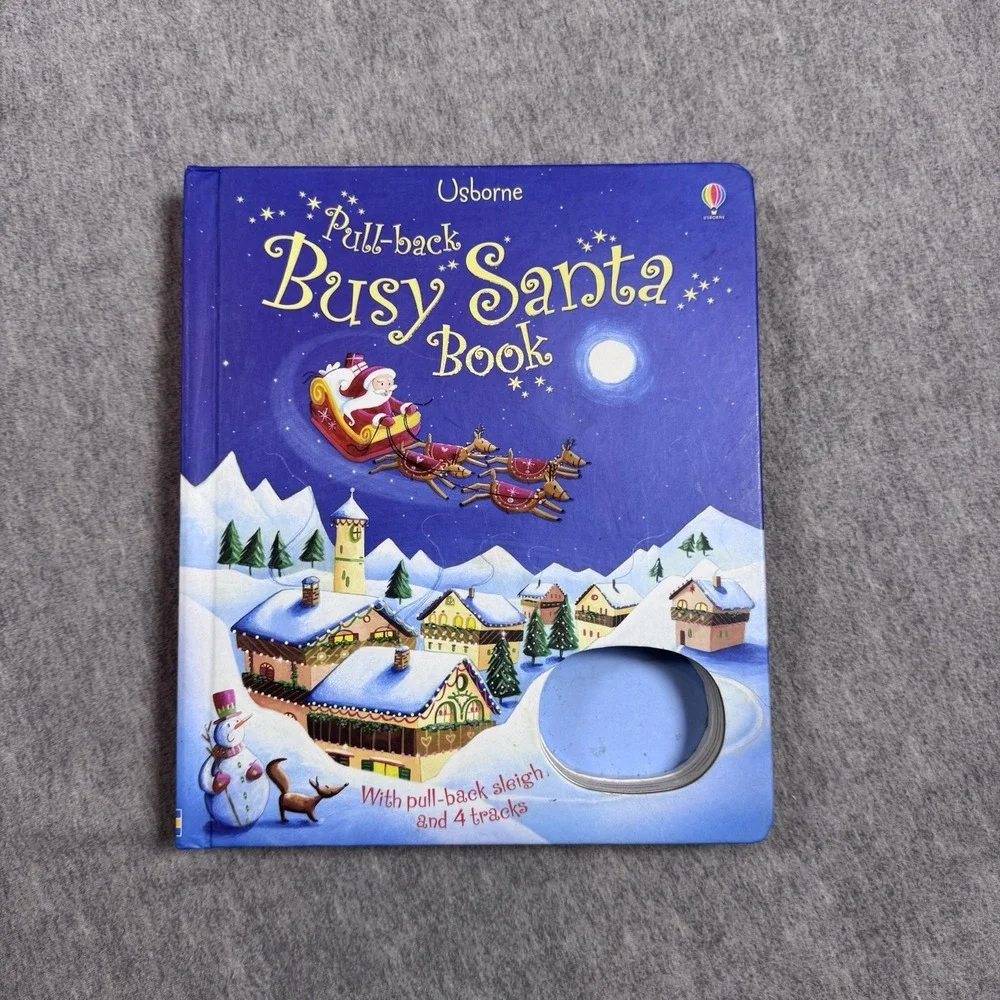 Pull-Back‎ Busy Santa Book - Board book, by Watt Fiona - READ DESCRIPTION!